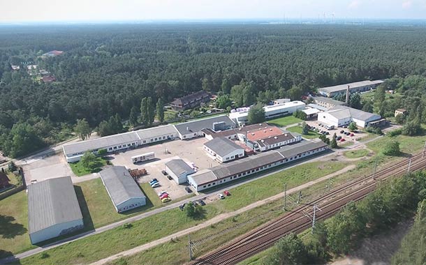 De RODENBERG-fabriek in Borkheide bij Berlijn
